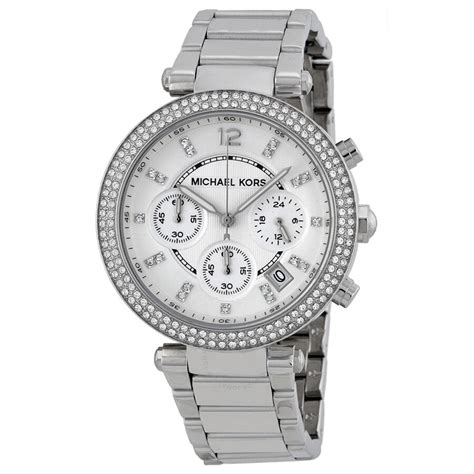 michael kors parker stainless steel womens watch|michael kors mk5353 ladies watch.